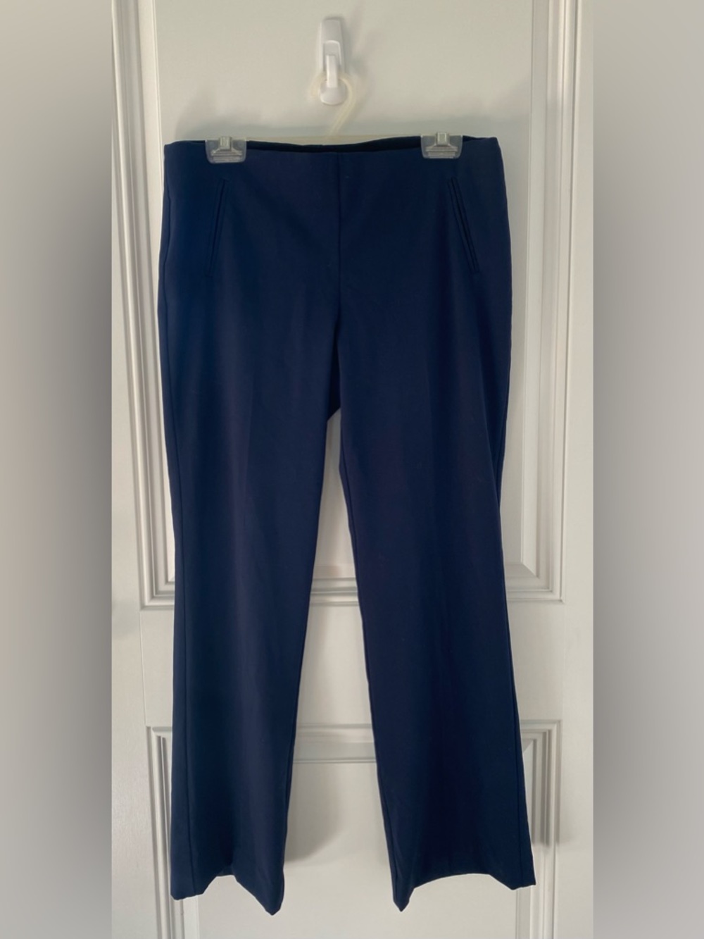 Van Heusen Navy Straight-Leg Dress Pants